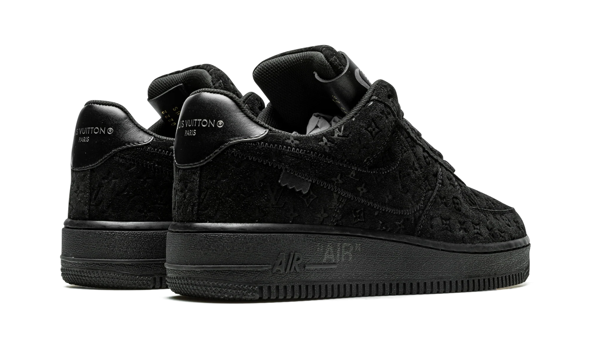 LV x AF 1 Low "Virgil - Black/Black"