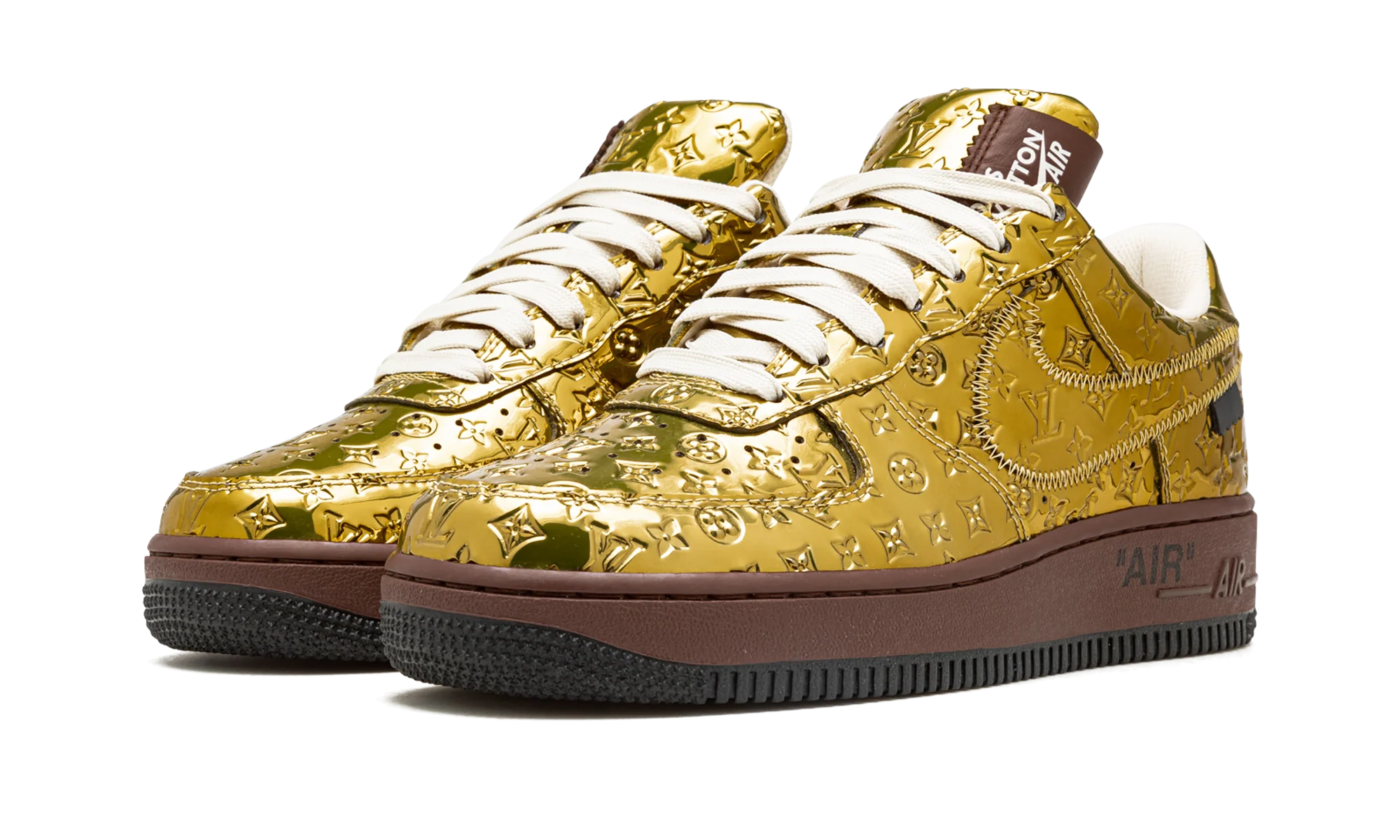 LV x AF 1 Low "Virgil - Metallic Gold"