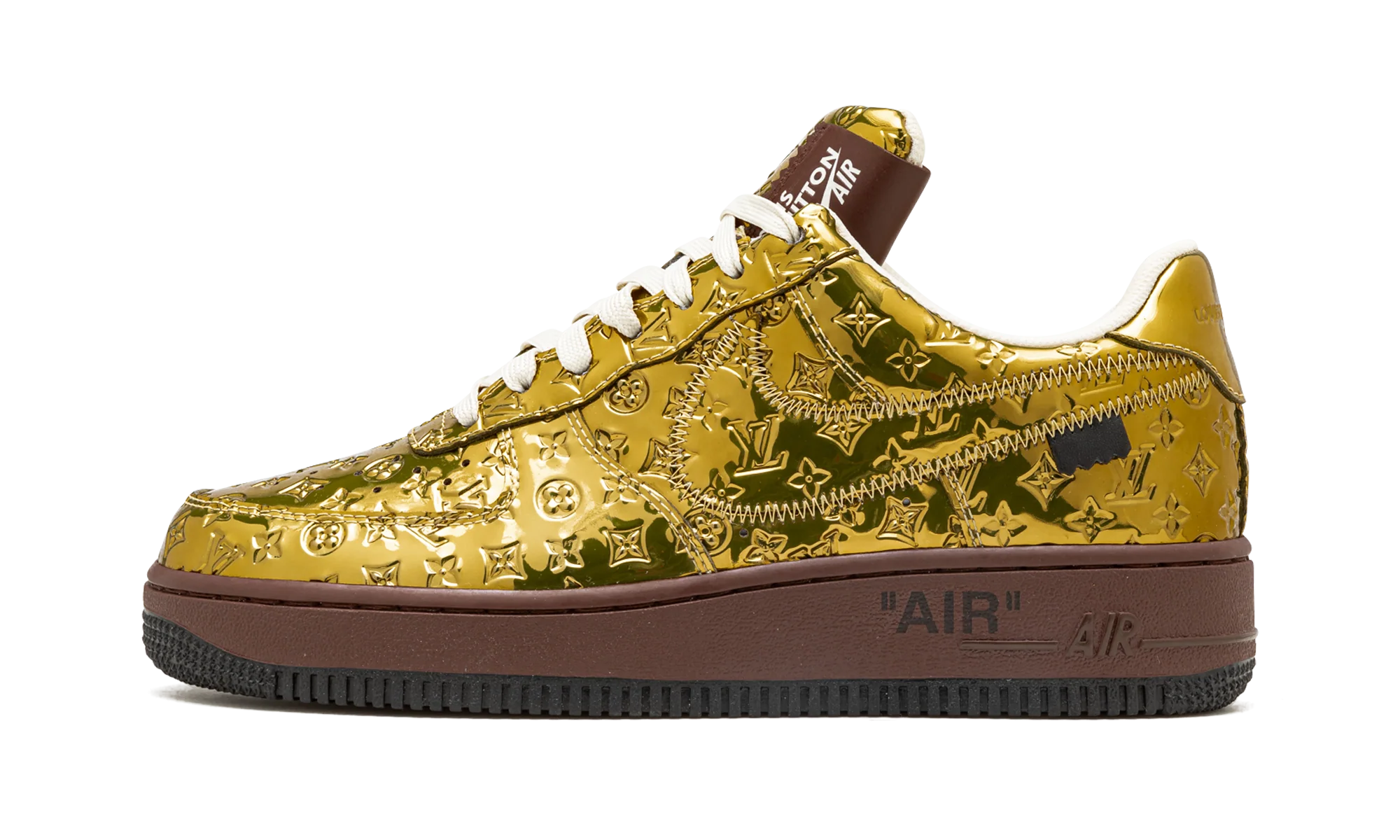 LV x AF 1 Low "Virgil - Metallic Gold"