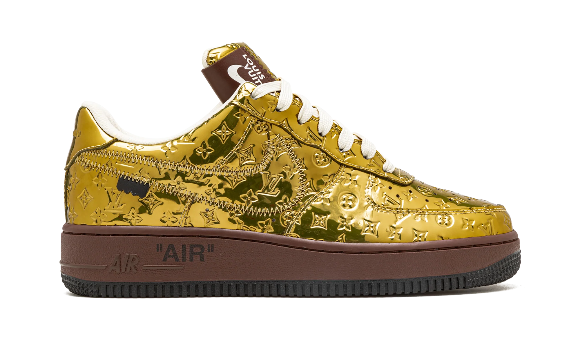 LV x AF 1 Low "Virgil - Metallic Gold"