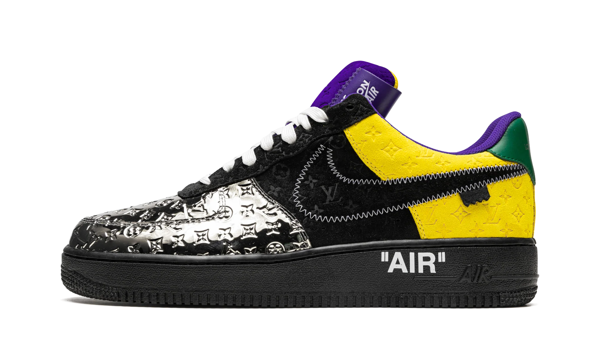LV x AF 1 Low "Virgil - Purple Dusk/Metallic Silver"