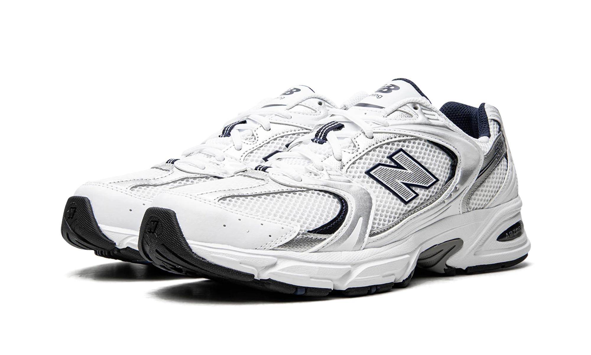 NB 530 – "White/Silver/Navy"