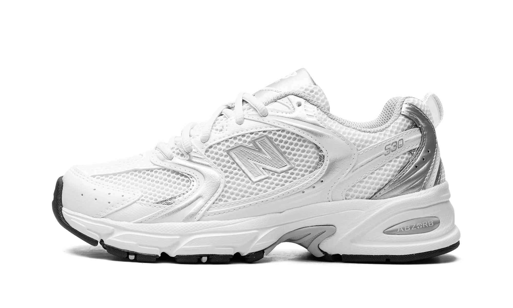 NB 530 – "White / Silver"