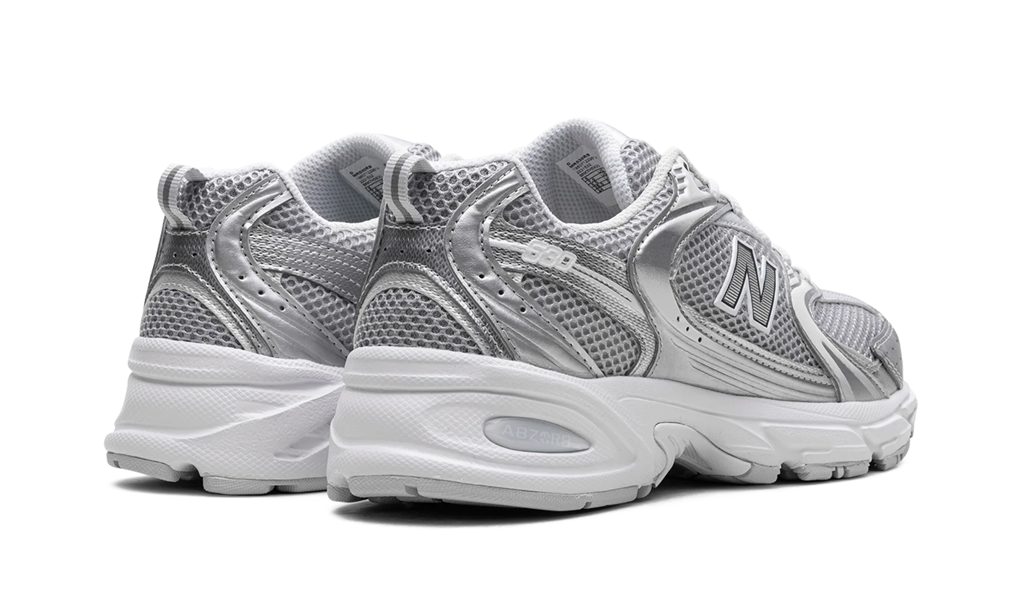 NB 530 – "Moonbeam Silver Metallic"