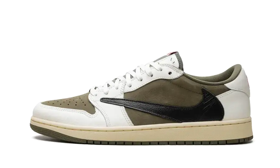 AJ 1 Low OG SP x Travis – "Medium Olive"